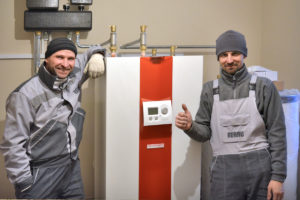 Тепловой насос Грунт-Вода компании Heliotherm для отопления дома 180 кв. м. Киевская обл.